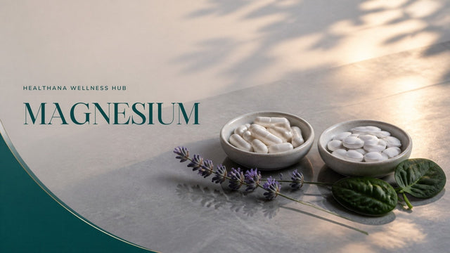 Magnesium capsules and tablets with lavender – Healthana magnesium guide