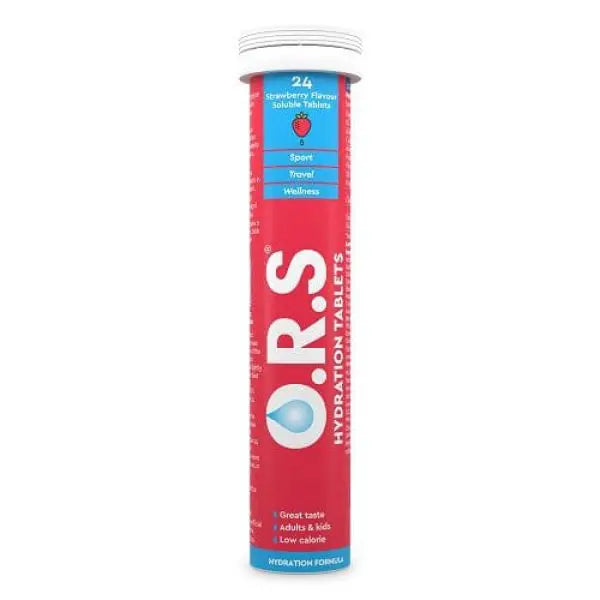 O.R.S HYDRATION - Strawberry 24 tablets – Healthana.co