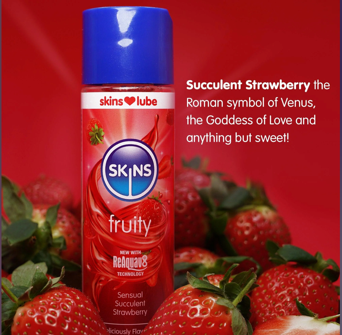 Skins Strawberry Flavoured Lube  Healthana.co