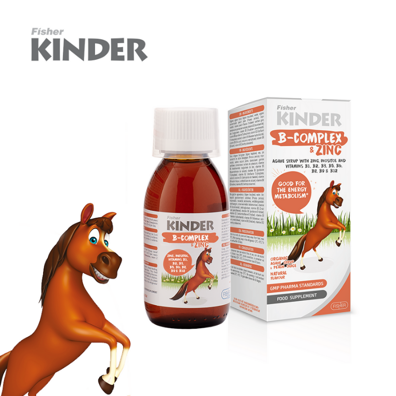 Fisher Kinder Vitamin B Complex + Zinc Syrup for Kids 125ml