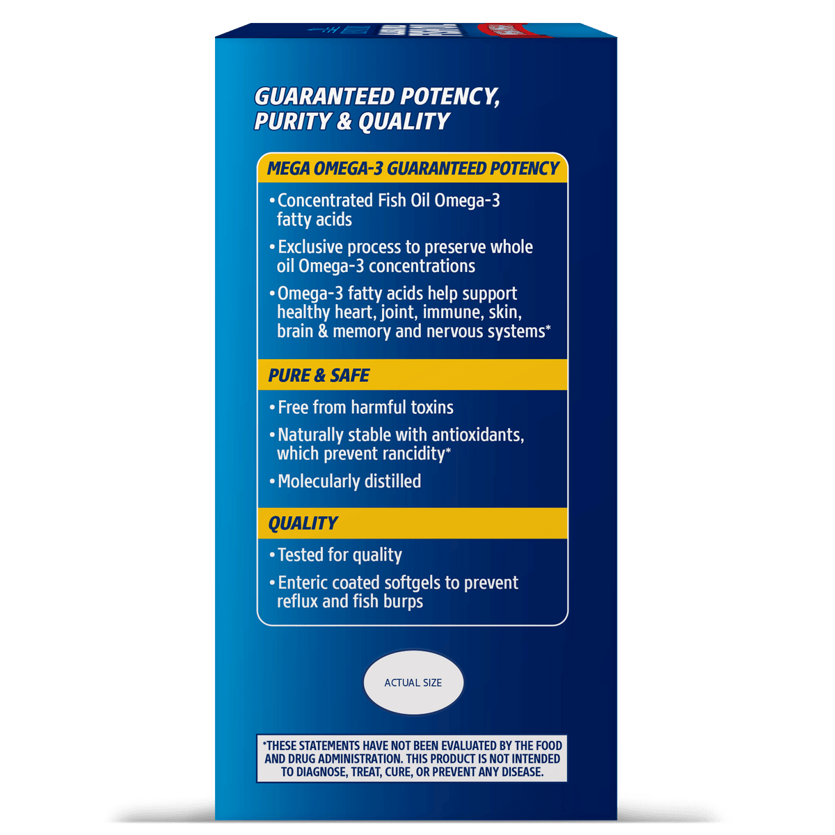 21st Century Alaska Wild Fish Oil Mega Omega-3 1350 mg, 90 Softgels – product photo
