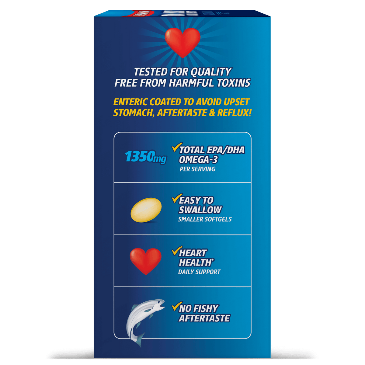 21st Century Alaska Wild Fish Oil Mega Omega-3 1350 mg, 90 Softgels – product photo