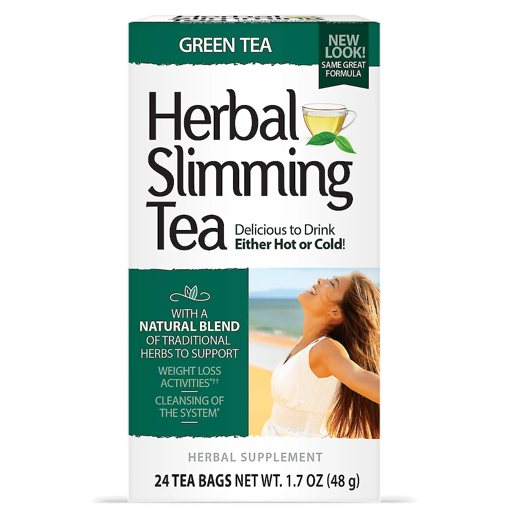 21st Century Herbal Slimming Tea Green Tea, 24 Tea Bags