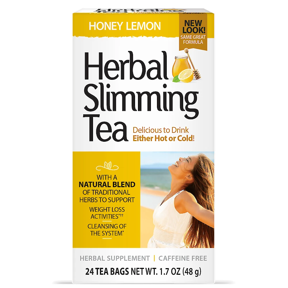 21st Century Herbal Slimming Tea Honey Lemon, 24 Tea Bags