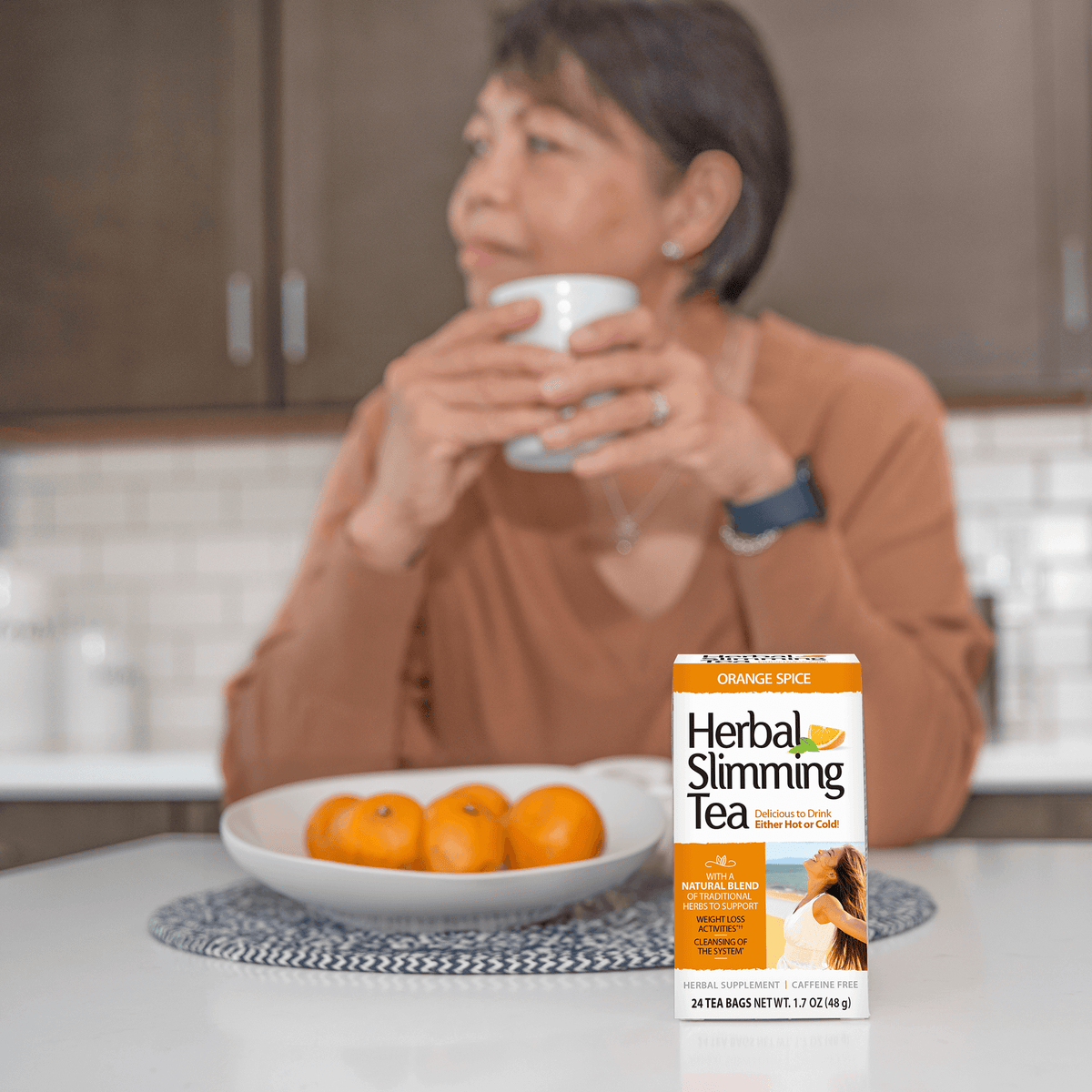 21st Century Herbal Slimming Tea Orange Spice, 24 Tea Bags – product photo