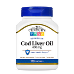 21st Century Norwegian Cod Liver Oil 400 mg, 110 Softgels