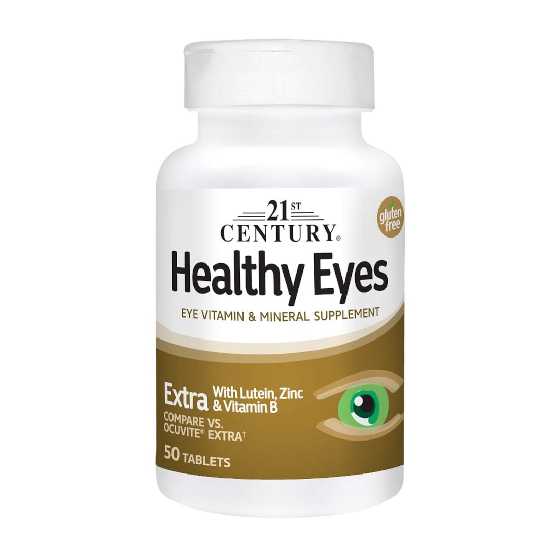 Healthy Eyes Extra With Lutein, Zinc & Vitamin B - 50 Tablets