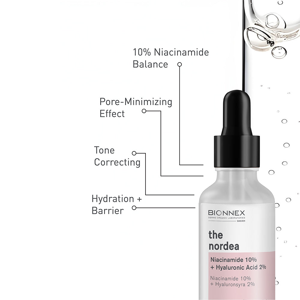 Bionnex The Nordea Niacinamide 10% Hyaluronic Acid Serum 30ml
