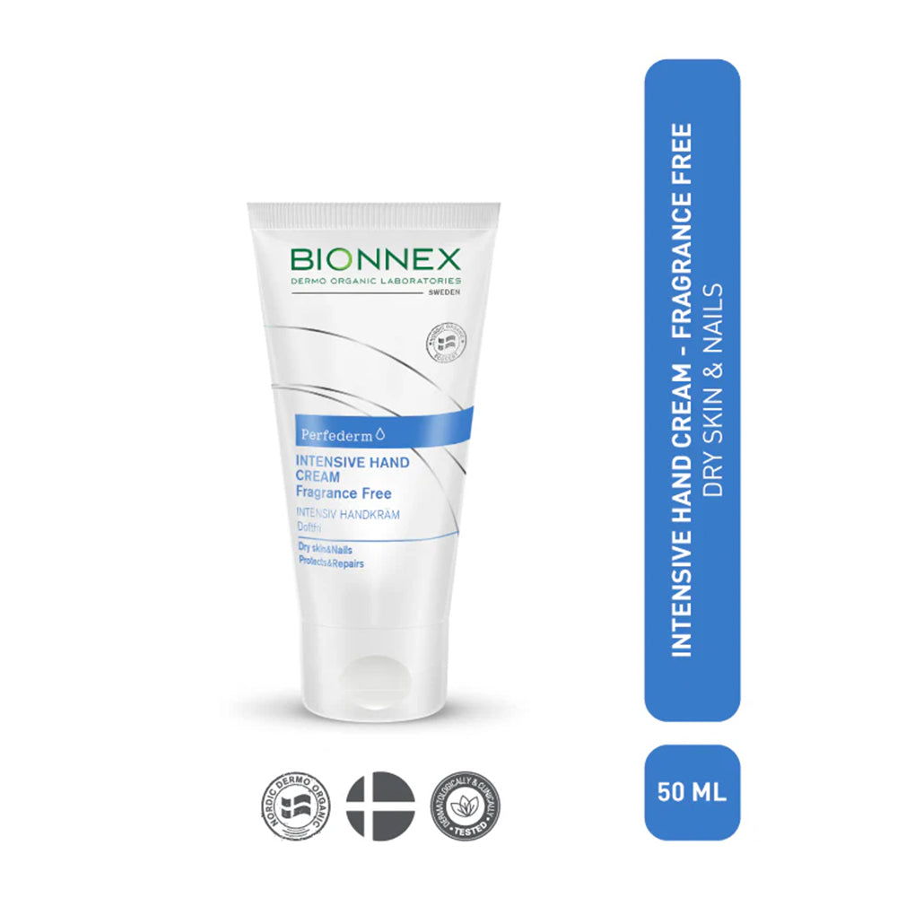 Bionnex Perfederm Intensive Hand Care Cream Fragrance Free 50ml