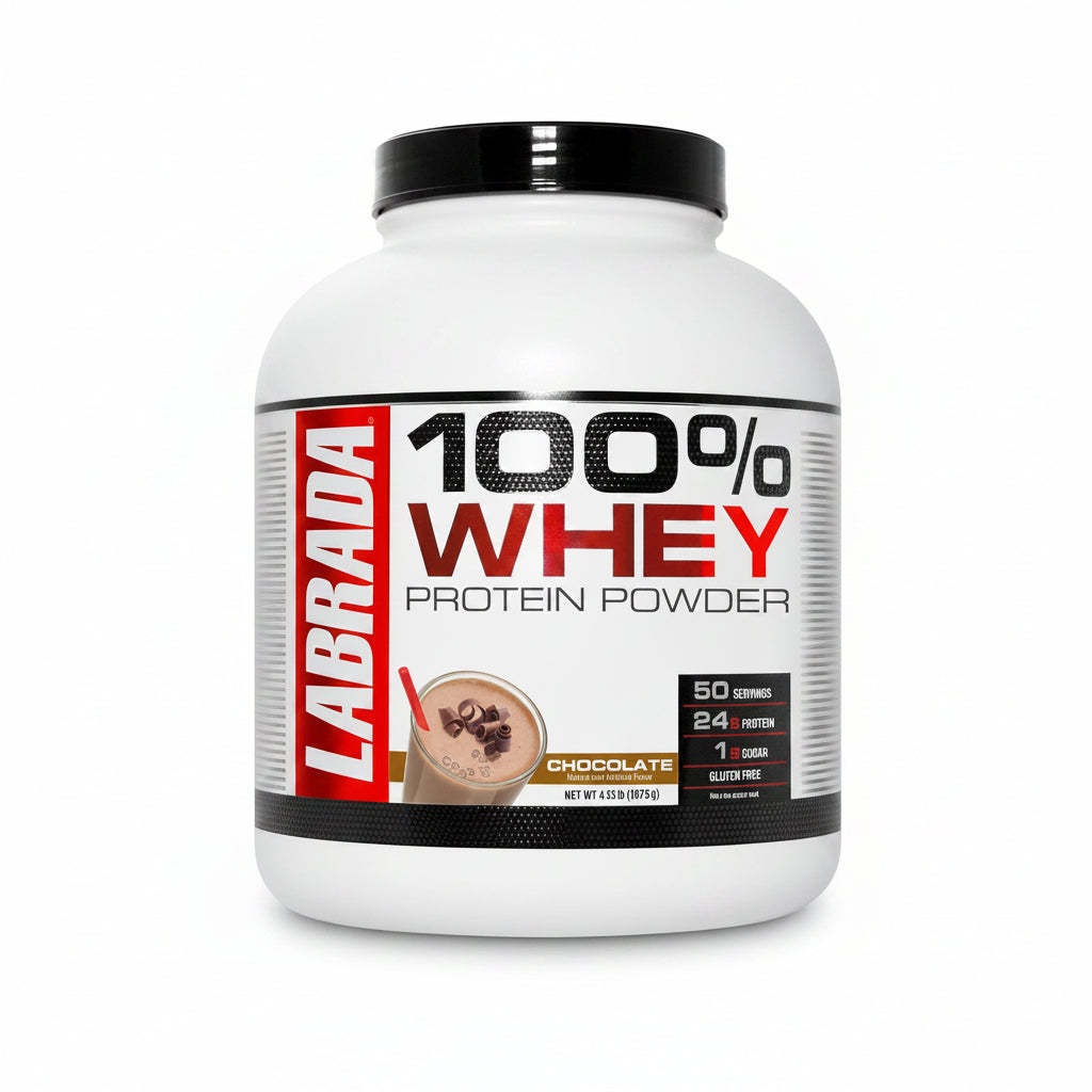 Labrada Nutrition 100% Whey Protein Powder Chocolate 4.13 Pound