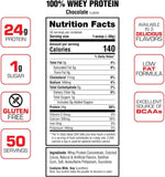 Labrada Nutrition 100% Whey Protein Powder Chocolate 4.13 Pound