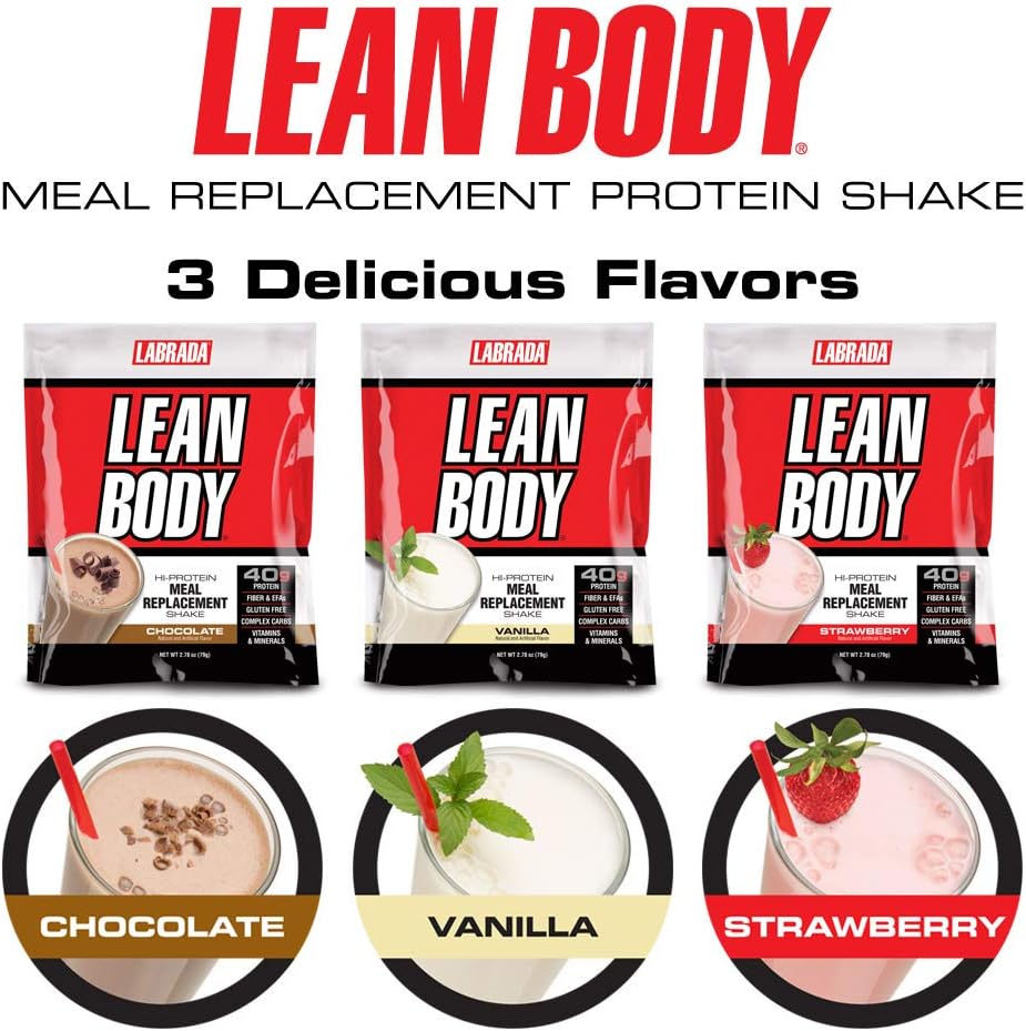 Labrada Lean Body Hi-Protein Meal Replacement Shake Chocolate