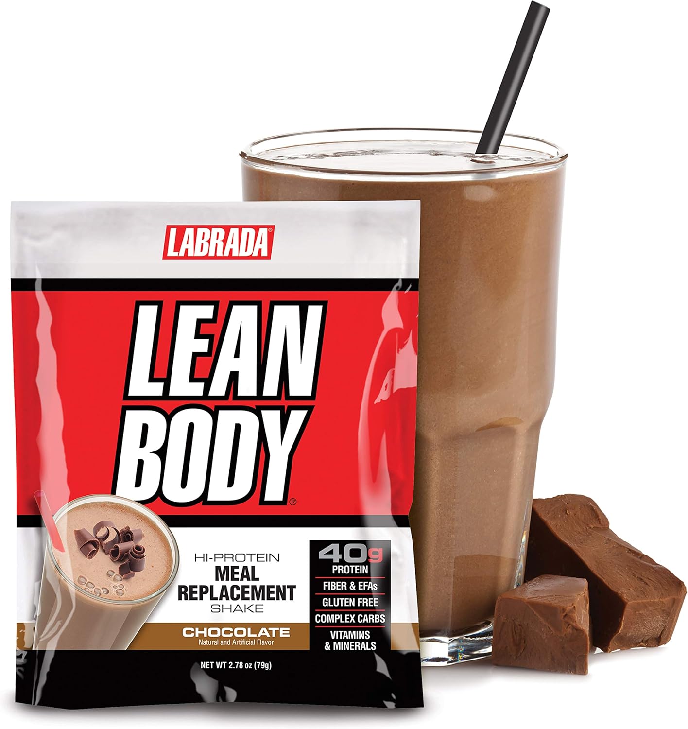 Labrada Lean Body Hi-Protein Meal Replacement Shake Chocolate