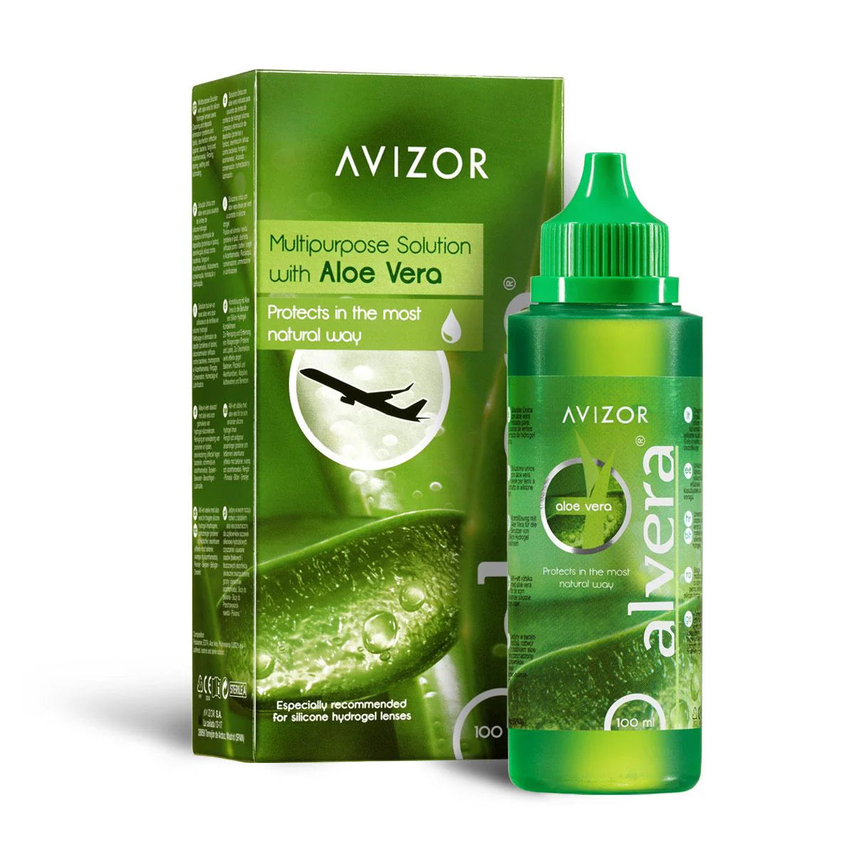 Avizor Alvera Contact Lens Solution for Silicone Hydrogel Lenses - 100ml