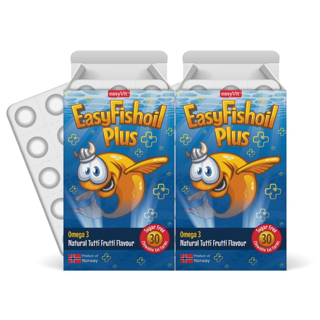 EasyFishoil Plus Omega-3 For Children - 30 Gel Tablets (OFFER)