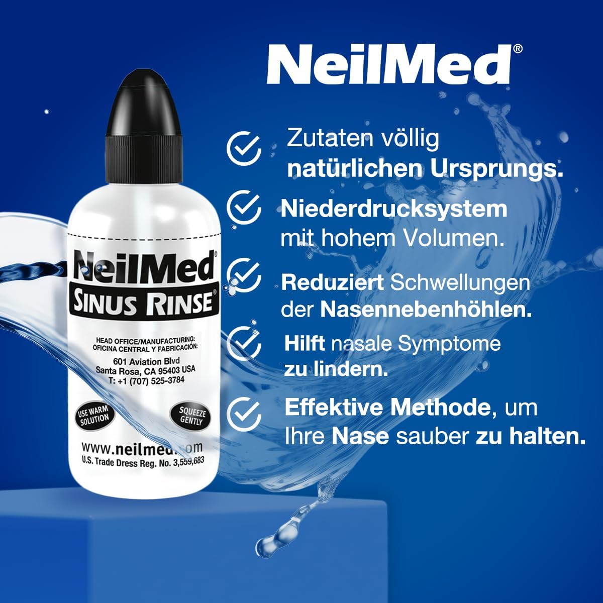 Neil Risne NeilMed Original Sinus Rinse Kit - 10 Premixed Sachets – Healthana.co