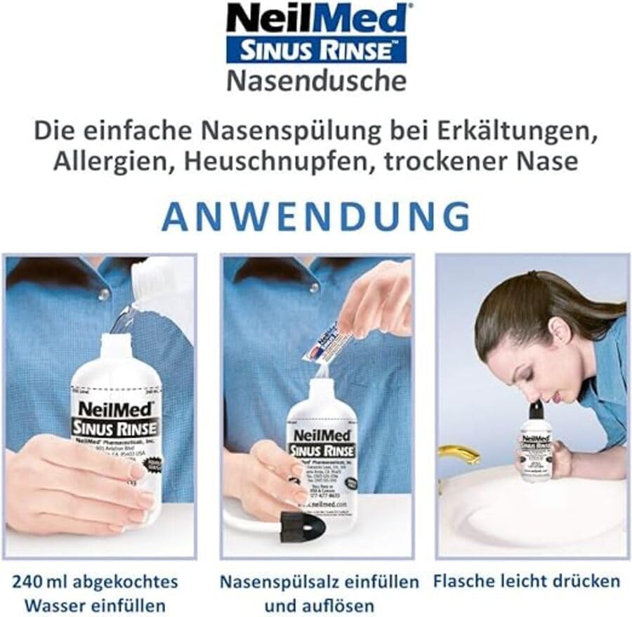 Neil Risne NeilMed Original Sinus Rinse Kit - 10 Premixed Sachets – Healthana.co