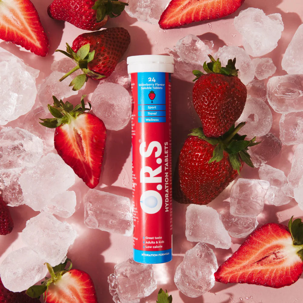 Strawberry R O.R.S HYDRATION - Strawberry 24 tablets – Healthana.co