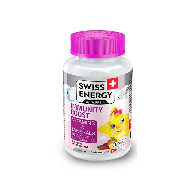 IMMUNITY BOOST - (Vitamins and minerals, Zinc and iodine) - 60 soft Gummies