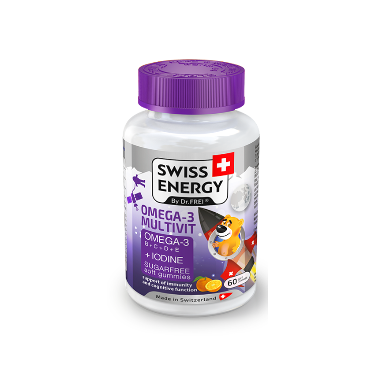 OMEGA-3 MULTIVIT - (Omega-3 complex, vitamins and iodine) - 60 soft Gummies