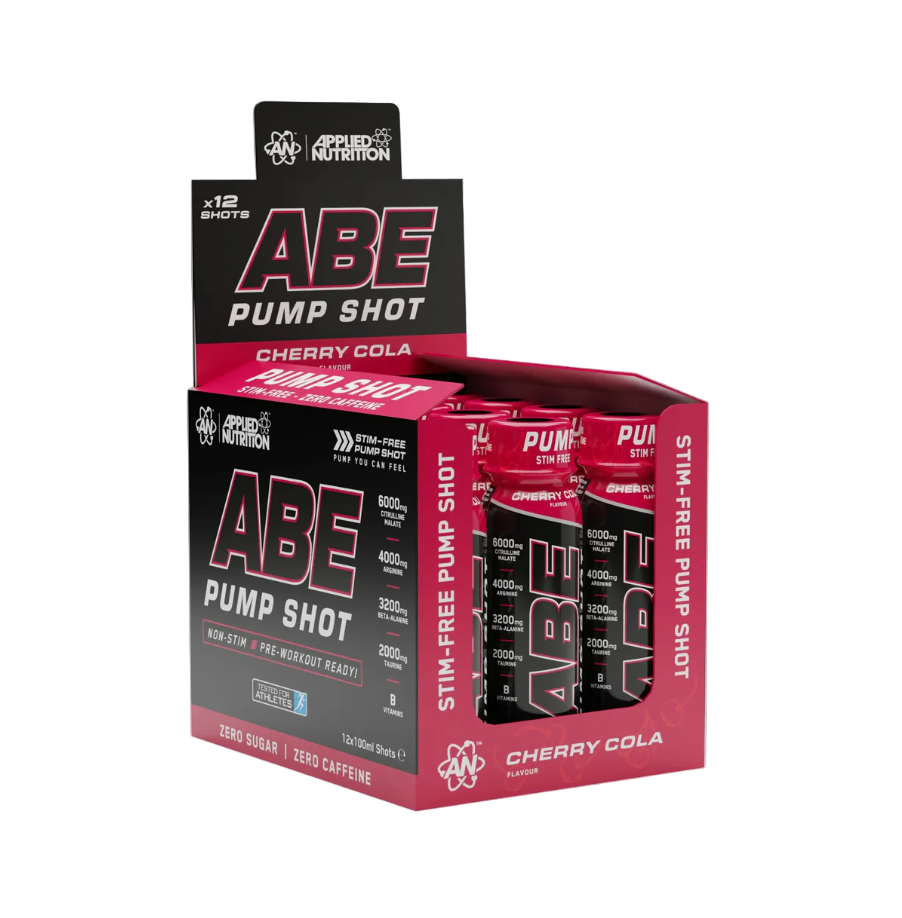 ABE Pump Pre Workout Shots - Stim Free (Box of 12)