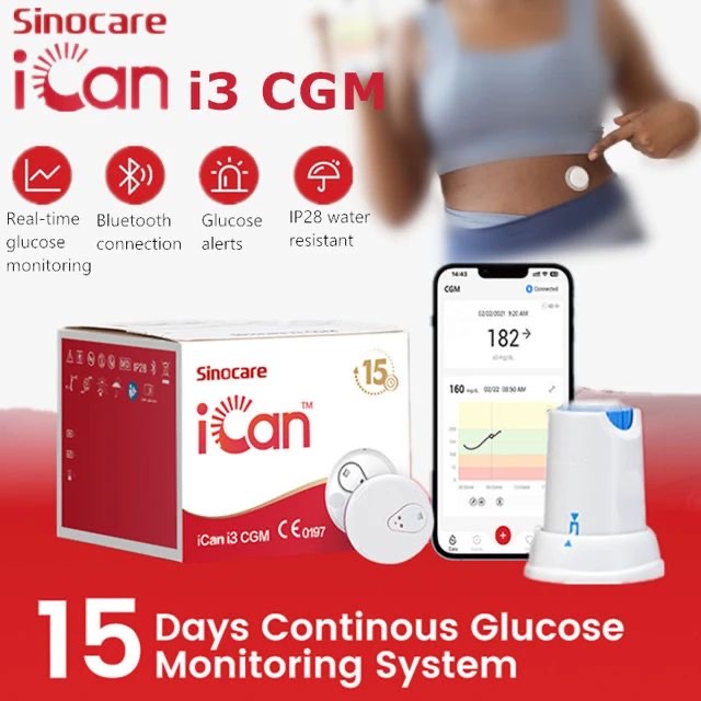 Sinocare iCan i3 CGM continuous glucose monitoring sensor