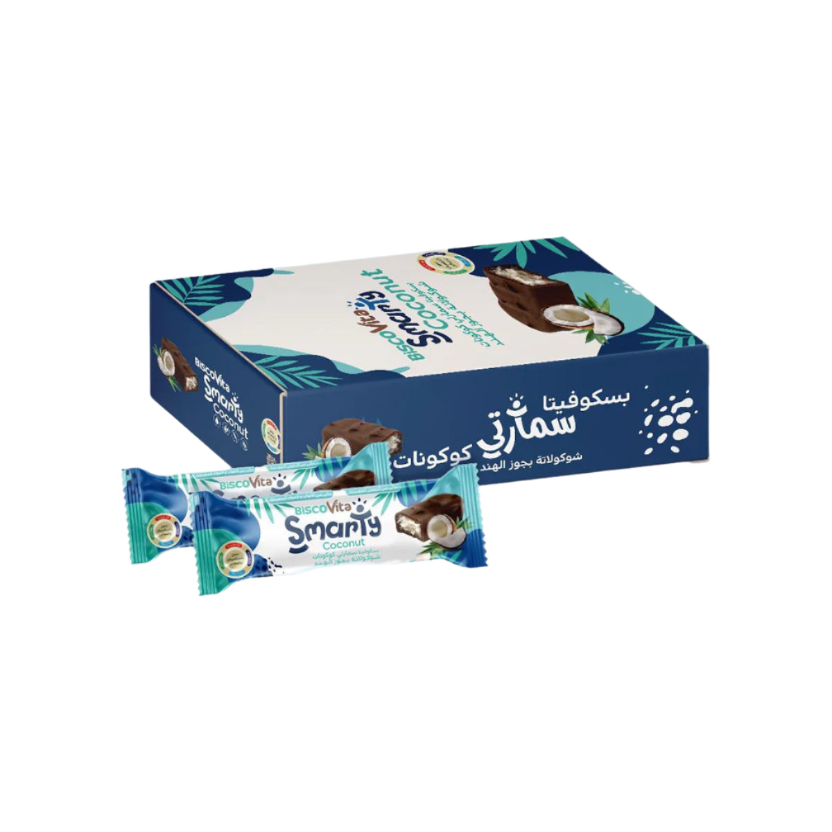 Smarty Coconut with vitamins and supplements - 12 bars