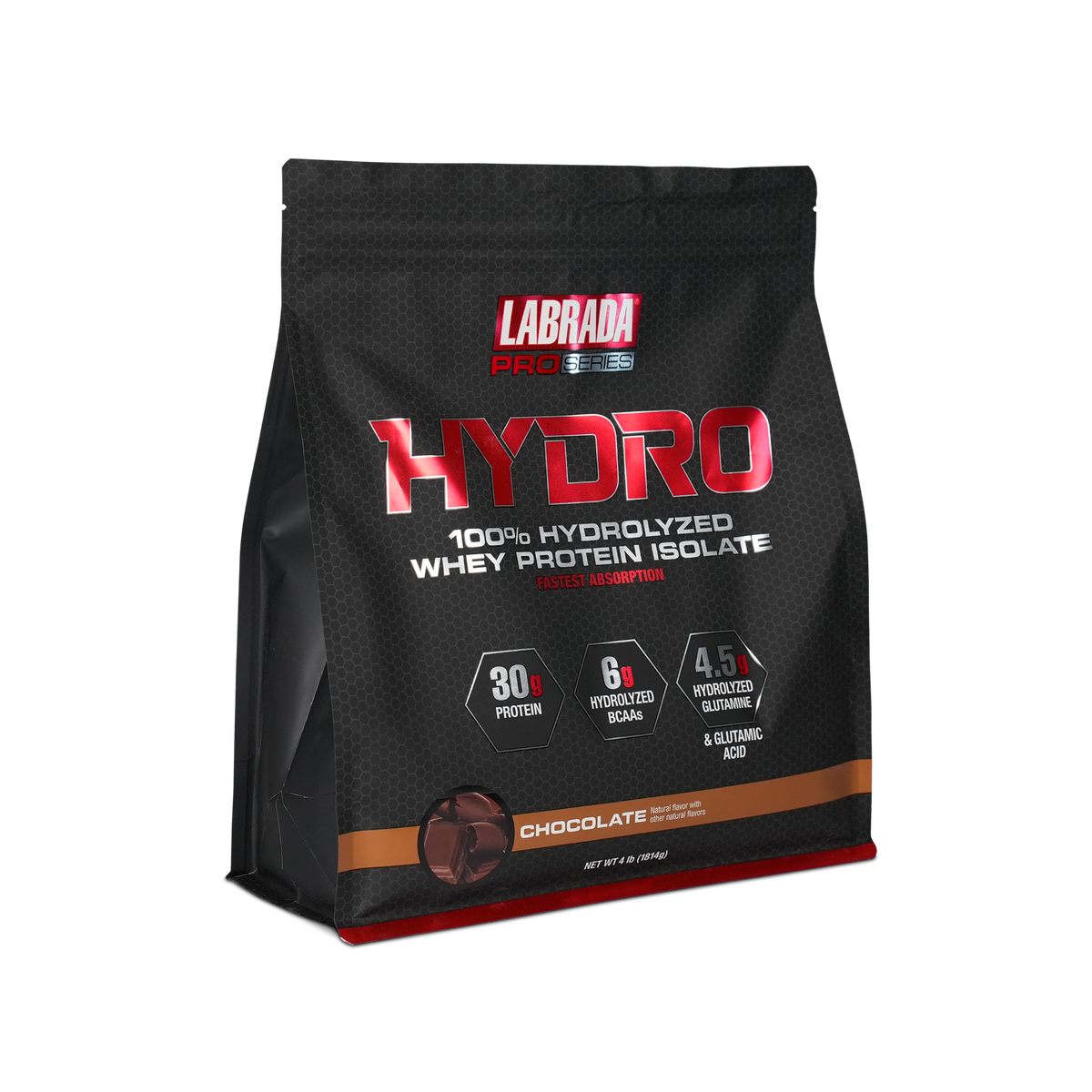 Labrada Hydro Hydrolyzed Whey Protein Isolate Instantized Powder