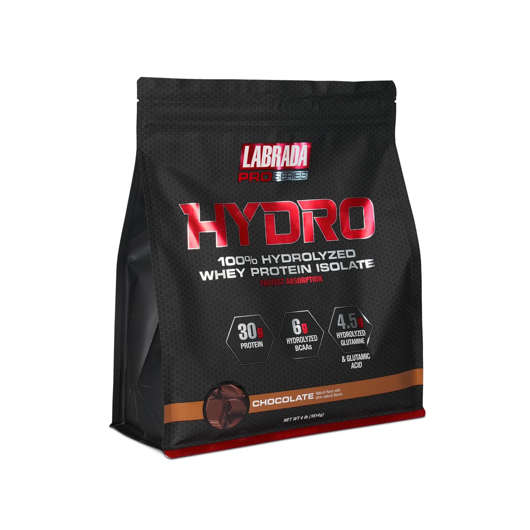 Labrada Hydro Hydrolyzed Whey Protein Isolate Instantized Powder