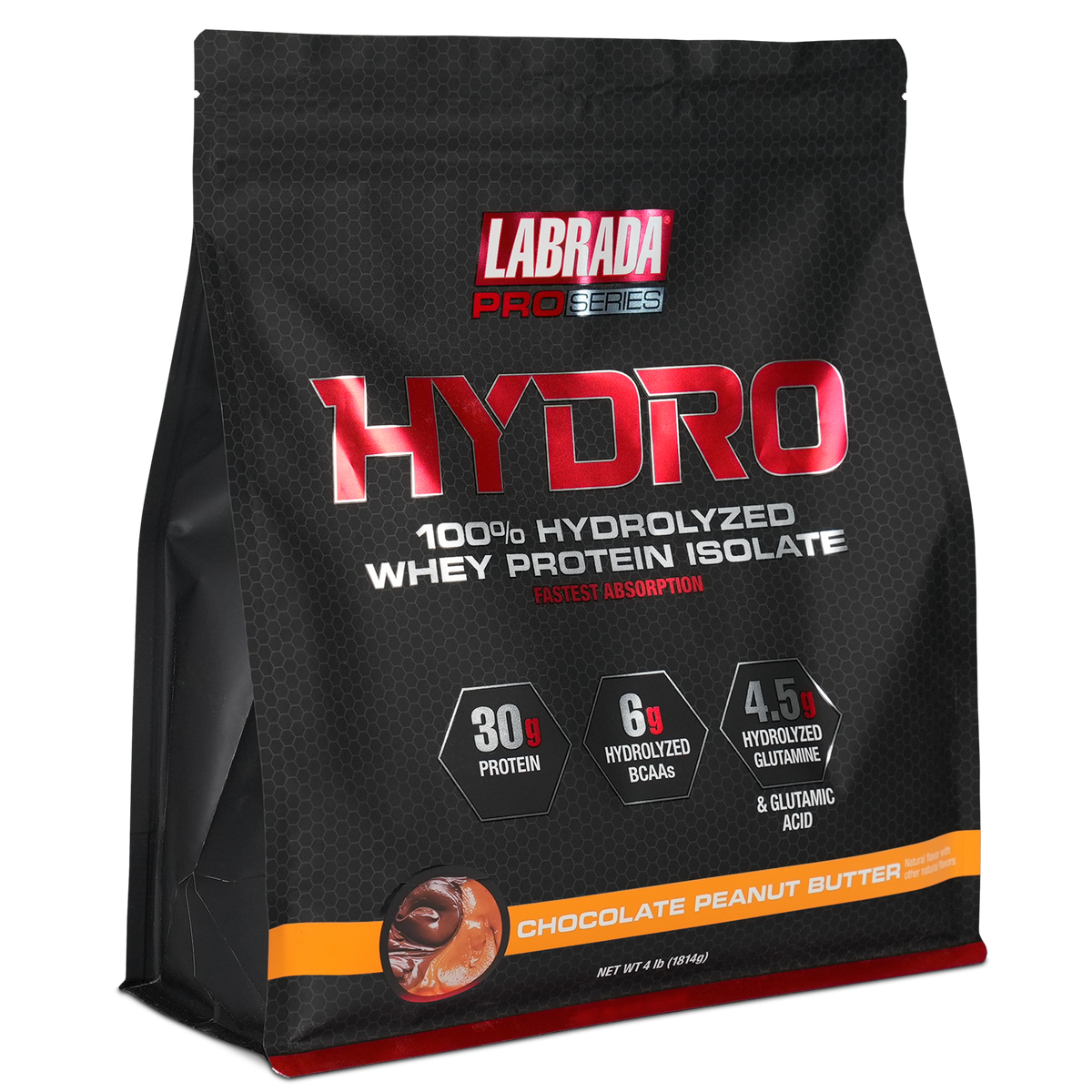 Labrada Hydro Hydrolyzed Whey Protein Isolate Instantized Powder