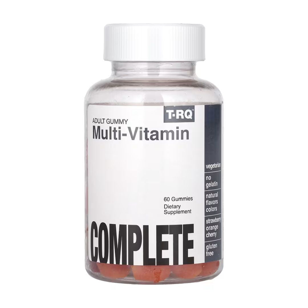 T-RQ Multi-Vitamin Complete - Adult Gummy (Strawberry Orange Cherry) 60 Gummies