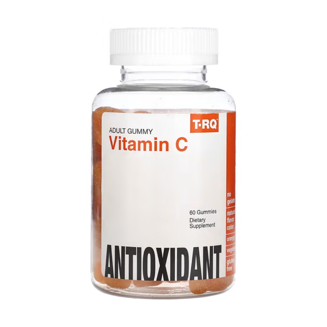 حلوى جيلاتينية للبالغين من تي-آر كيو بفيتامين سي - برتقال - 60 حلوى جيلاتينية