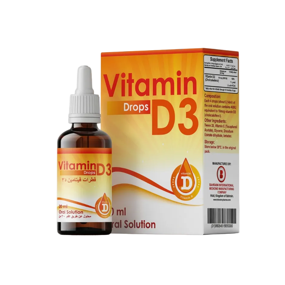 VITAMIN D3 DROPS  - 30ML