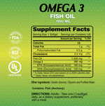 Alfa Vitamins Omega 3 Fish Oil 1000 mg, 100 Softgels | Omega 3 Fish Oil with EPA and DHA – product photo