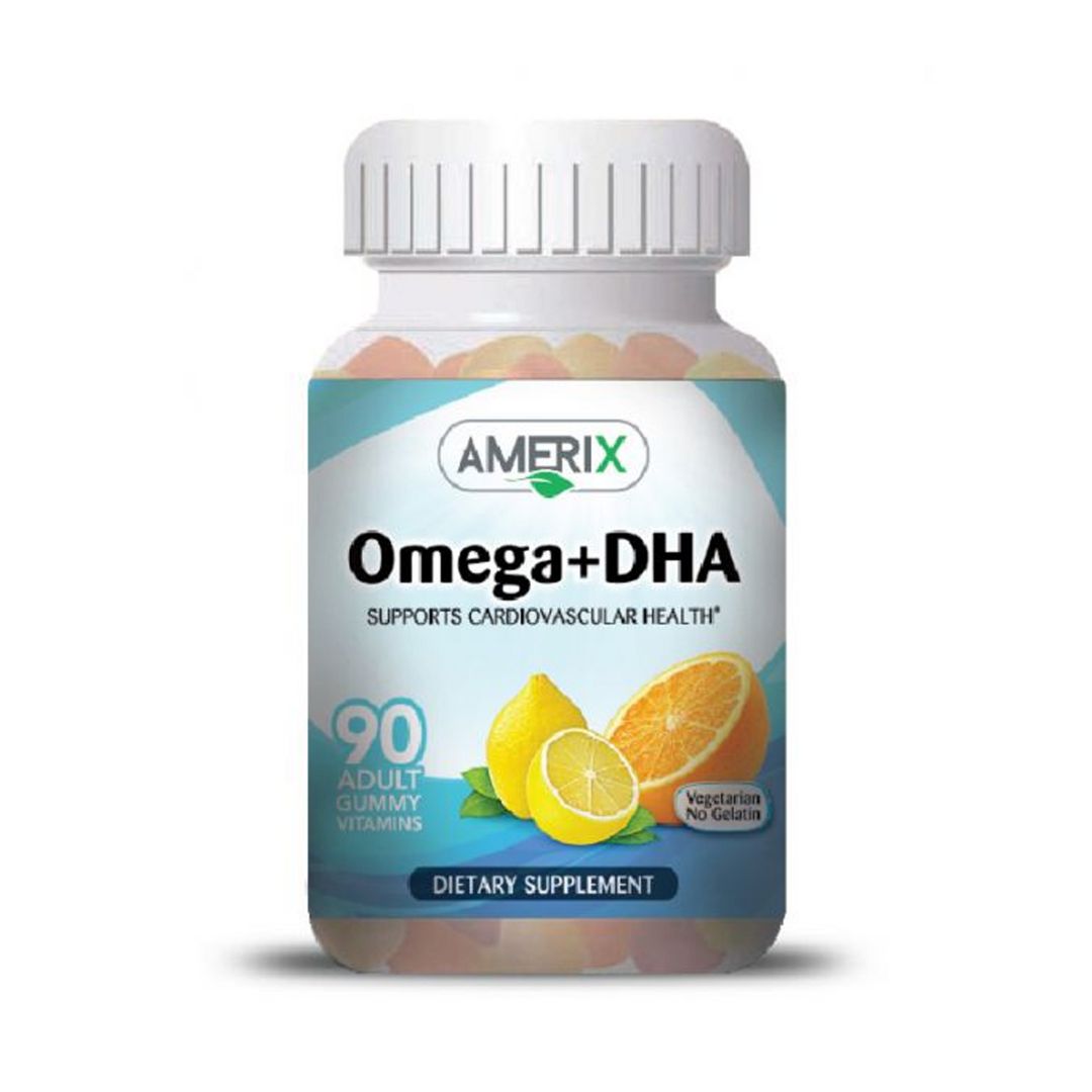 AMERIX Omega + DHA, 90 Gummies