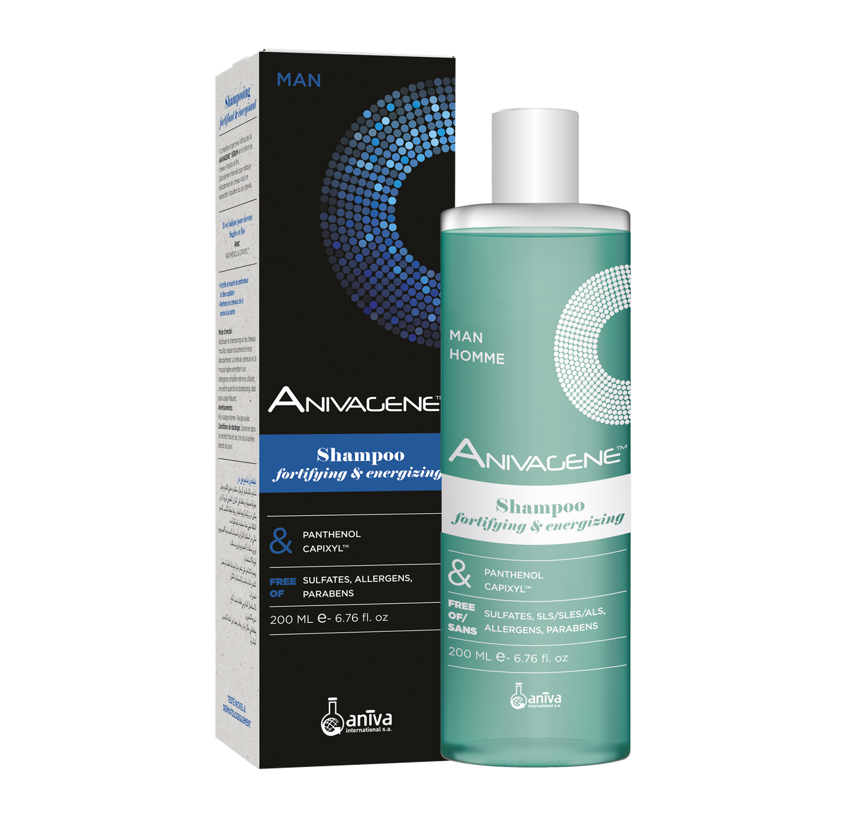 ANIVAGENE Shampoo Fortifying & Energizing Man 200ml