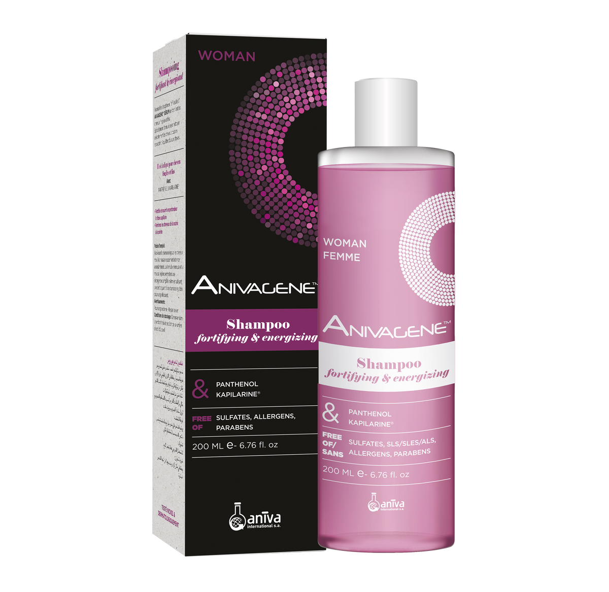 ANIVAGENE Shampoo Fortifying & Energizing Woman 200ml
