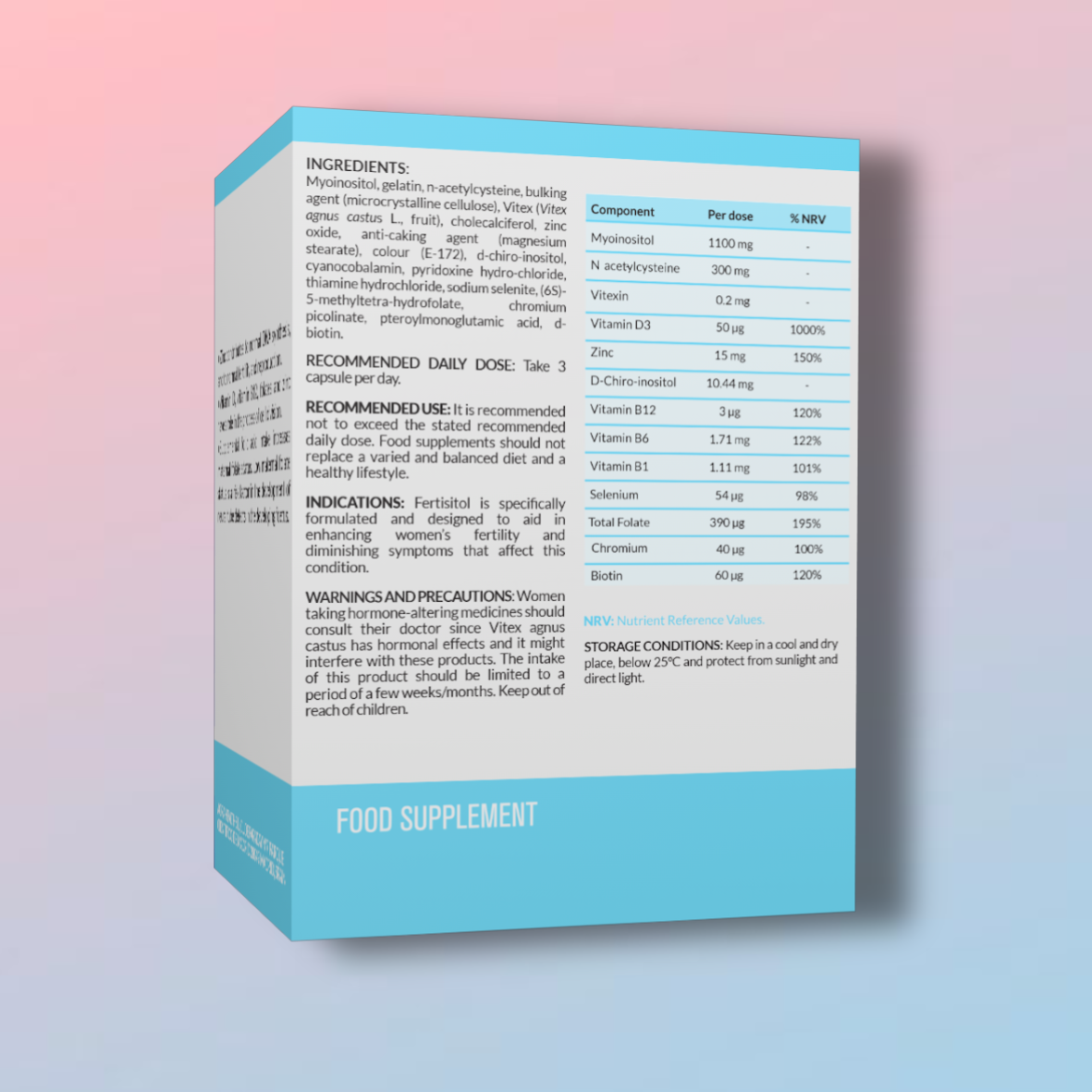 APEXAM Fertisitol, 90 Capsules – product photo