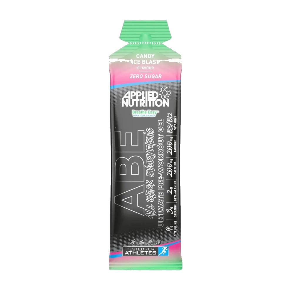 Applied Nutrition ABE Pre-Workout Performance Gel, 20 x 60g - Candy Ice Blast