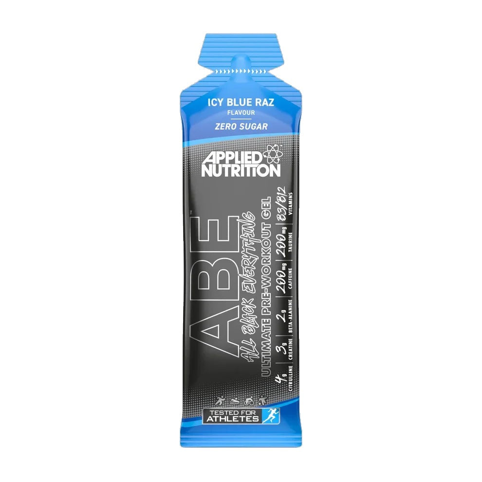 Applied Nutrition ABE Pre-Workout Performance Gel, 20 x 60g - Icy Blue Raz