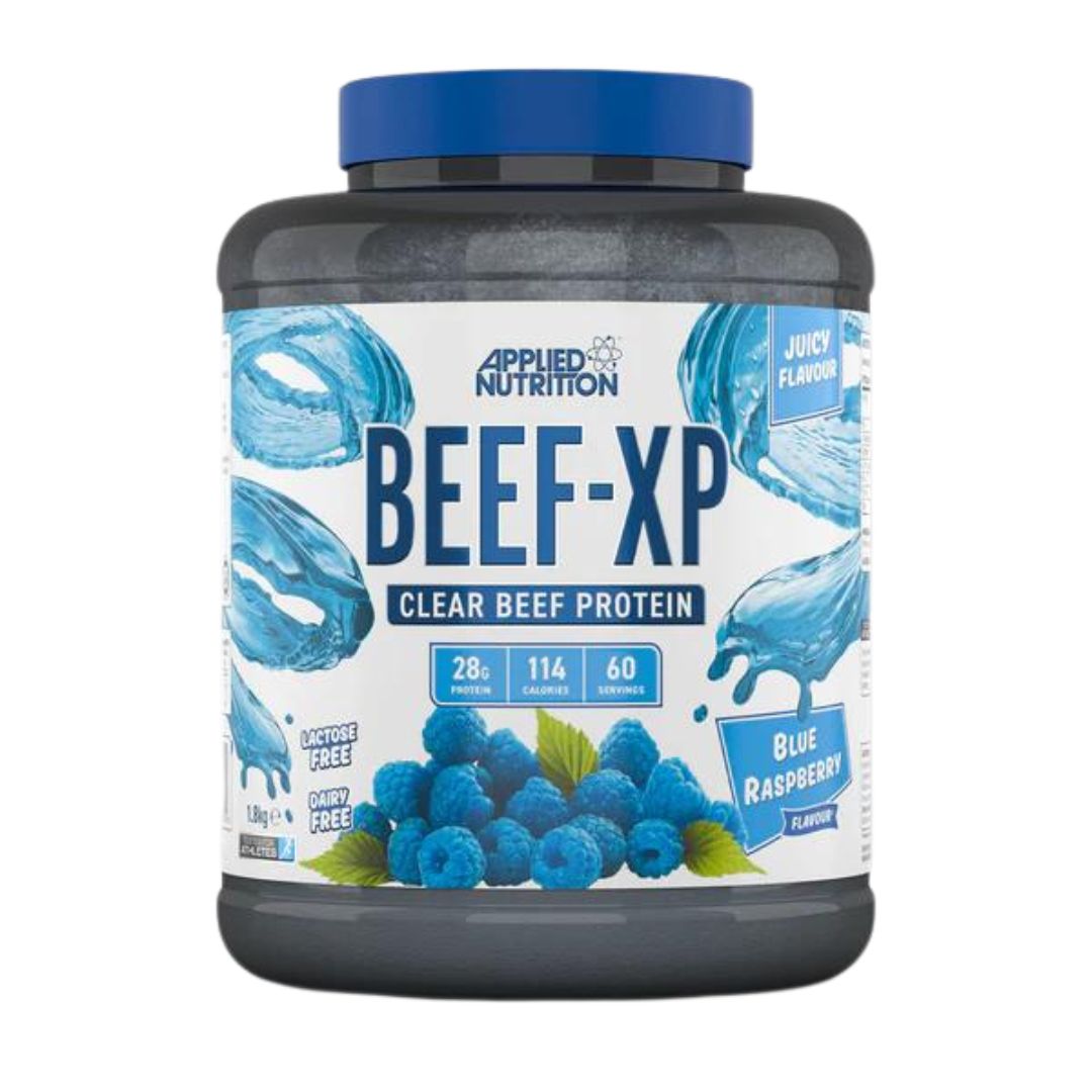 Applied Nutrition Beef-XP Clear Hydrolysed Beef Protein 1.8kg – Blue Raspberry flavour