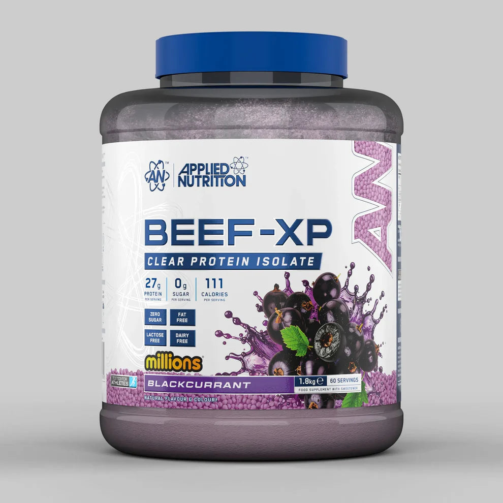 Applied Nutrition Beef-XP Clear Hydrolysed Beef Protein, 1.8kg – Millions Blackcurrant