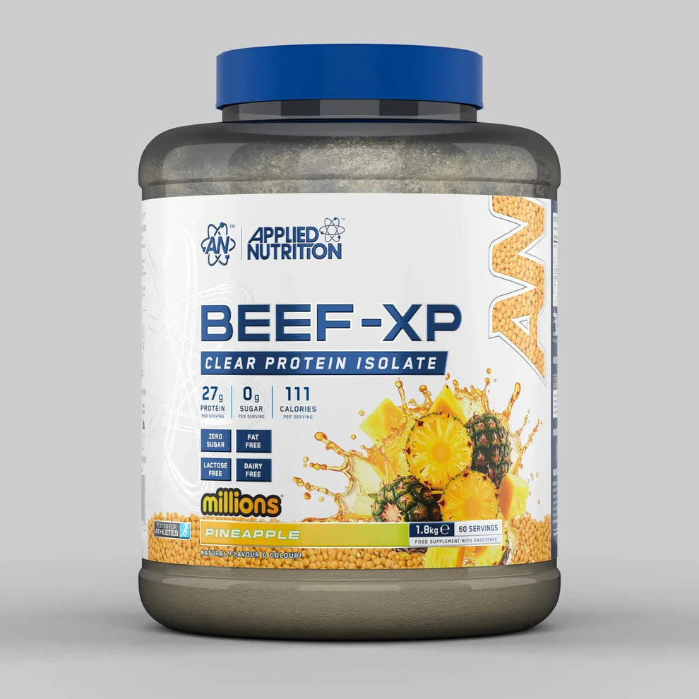 Applied Nutrition Beef-XP Clear Hydrolysed Beef Protein, 1.8kg – Pineapple Millions
