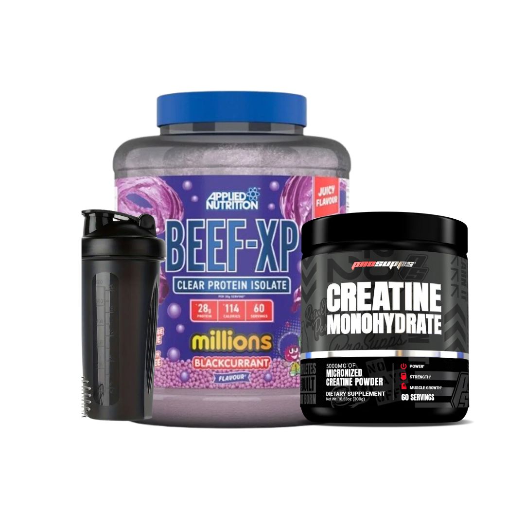 Applied Nutrition Beef-XP & Creatine Bundle + Shaker