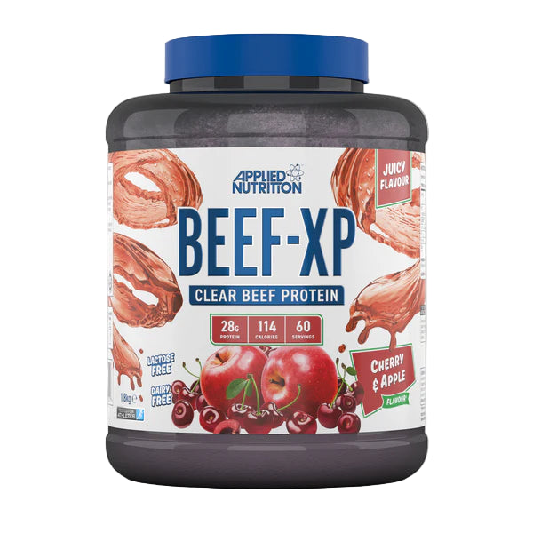 Applied Nutrition Beef-XP Clear Hydrolysed Beef Protein, 1.8kg – Cherry Apple