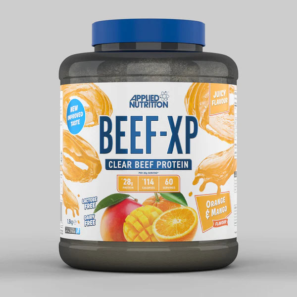 Applied Nutrition Beef-XP Clear Hydrolysed Beef Protein, 1.8kg – Orange & Mango