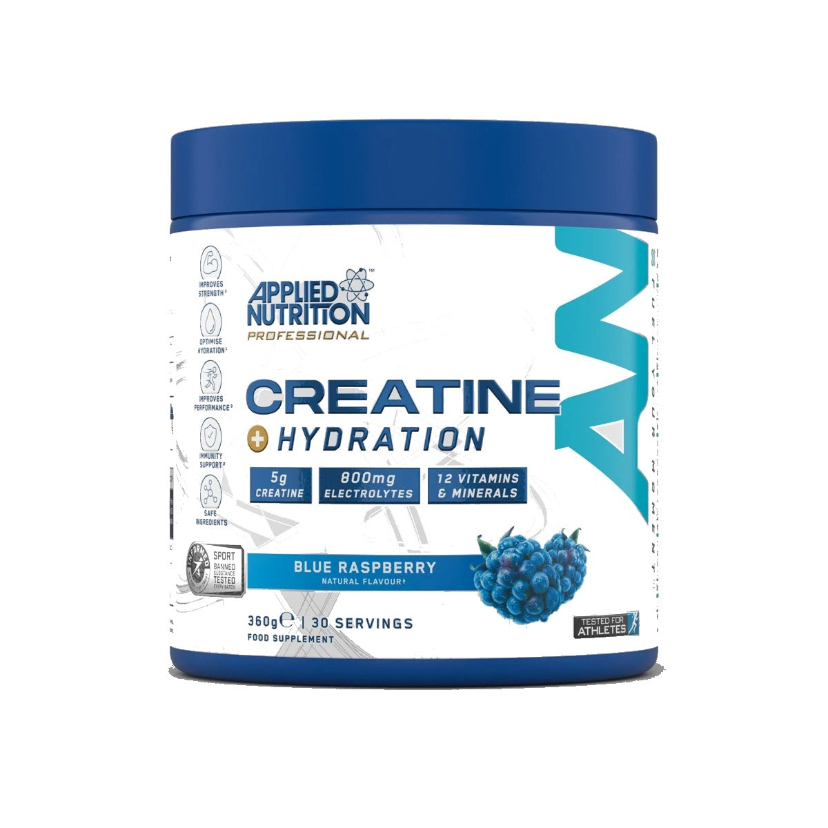 Applied Nutrition Creatine + Hydration, 360g - Blue Raspberry