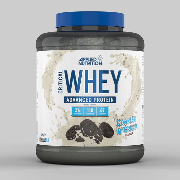 Applied Nutrition Critical Whey Protein 2kg – Cookies & Cream flavour