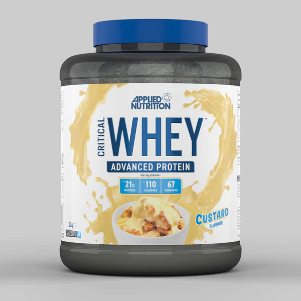 Applied Nutrition Critical Whey Protein 2kg – Custard flavour