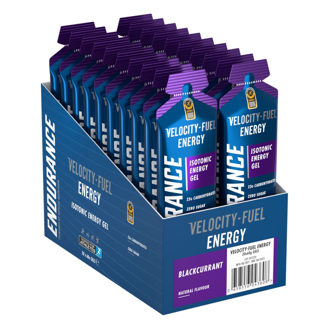 Applied Nutrition Endurance Isotonic Energy Gel 60g, Box of 20 – Blackcurrant flavour